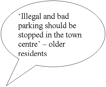 Oval Callout: ‘Illegal and bad parking should be stopped in the town centre’ – older residents



