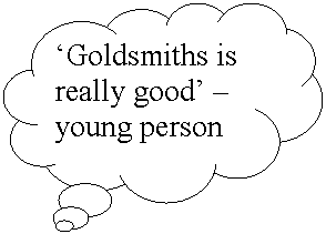 Cloud Callout: ‘Goldsmiths is really good’ – young person



